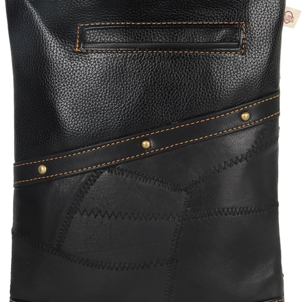 Leather Crossbody Bag Medium Capacity Cell Phone Pocket Travel Purse